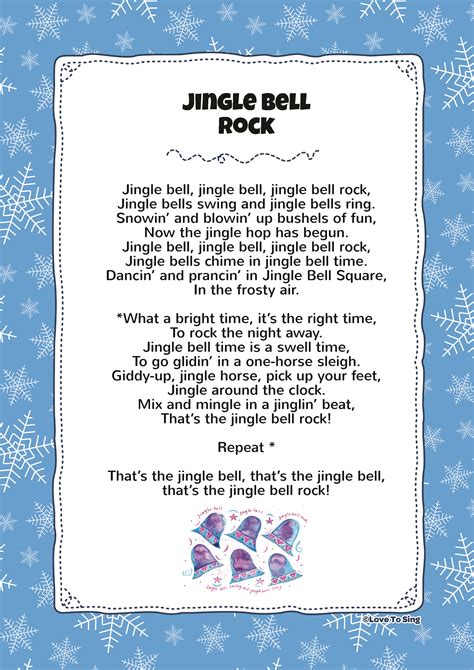 jingle bell rock lyrics|jingle bells printable lyrics.